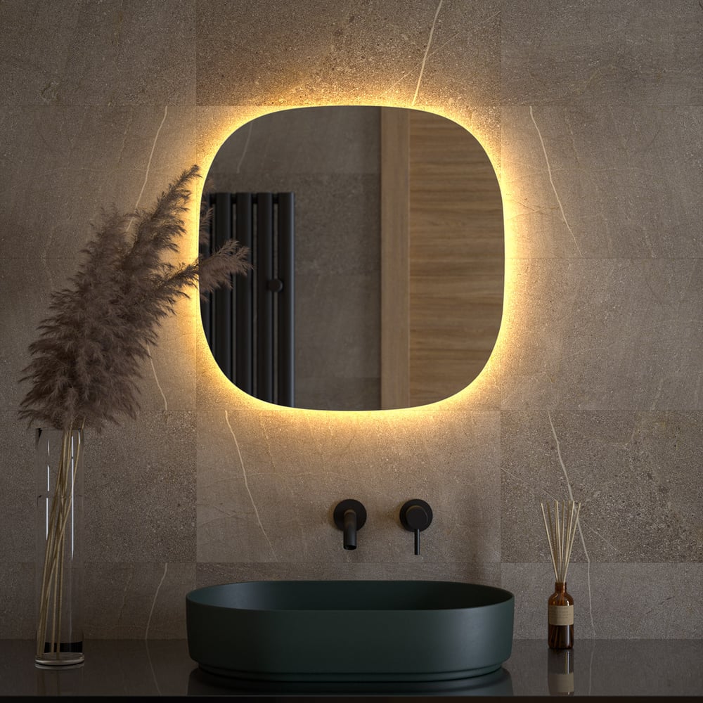 Изображение товара Зеркало DEFESTO с LED-подсветкой 60x60 см современное без рамки OPTI DF 2859