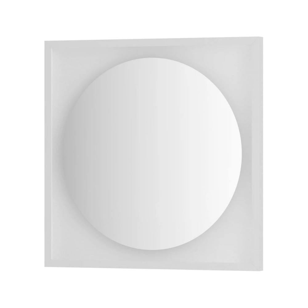 Изображение товара Зеркало DEFESTO с LED-подсветкой 70x70 см белая рама современное стильное