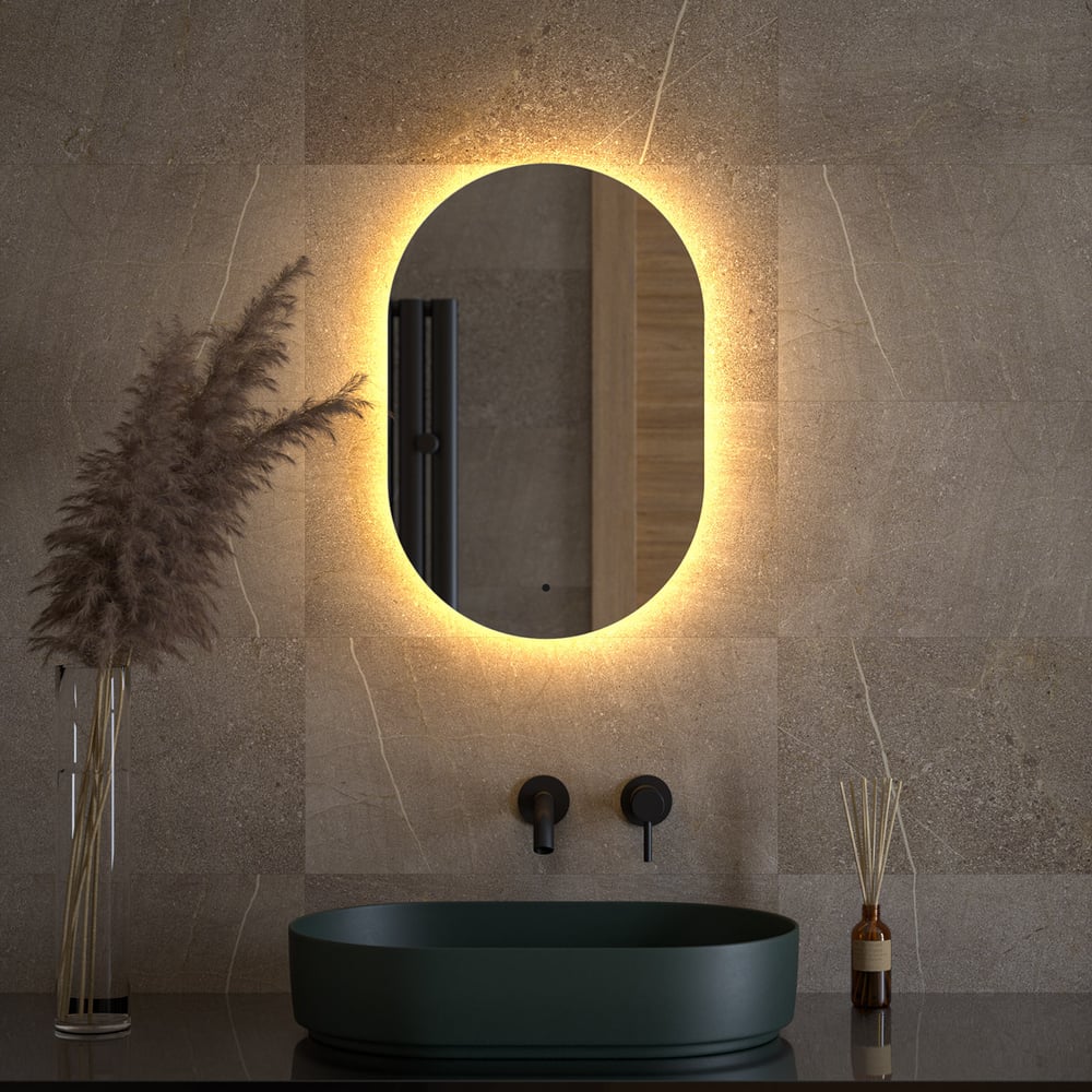 Изображение товара Зеркало DEFESTO с LED-подсветкой 40x60 см