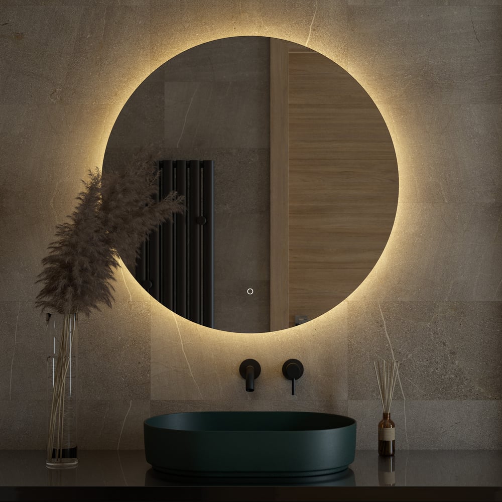 Изображение товара Зеркало с LED-подсветкой 28W Ø90 см DEFESTO OPTI DF 2856S