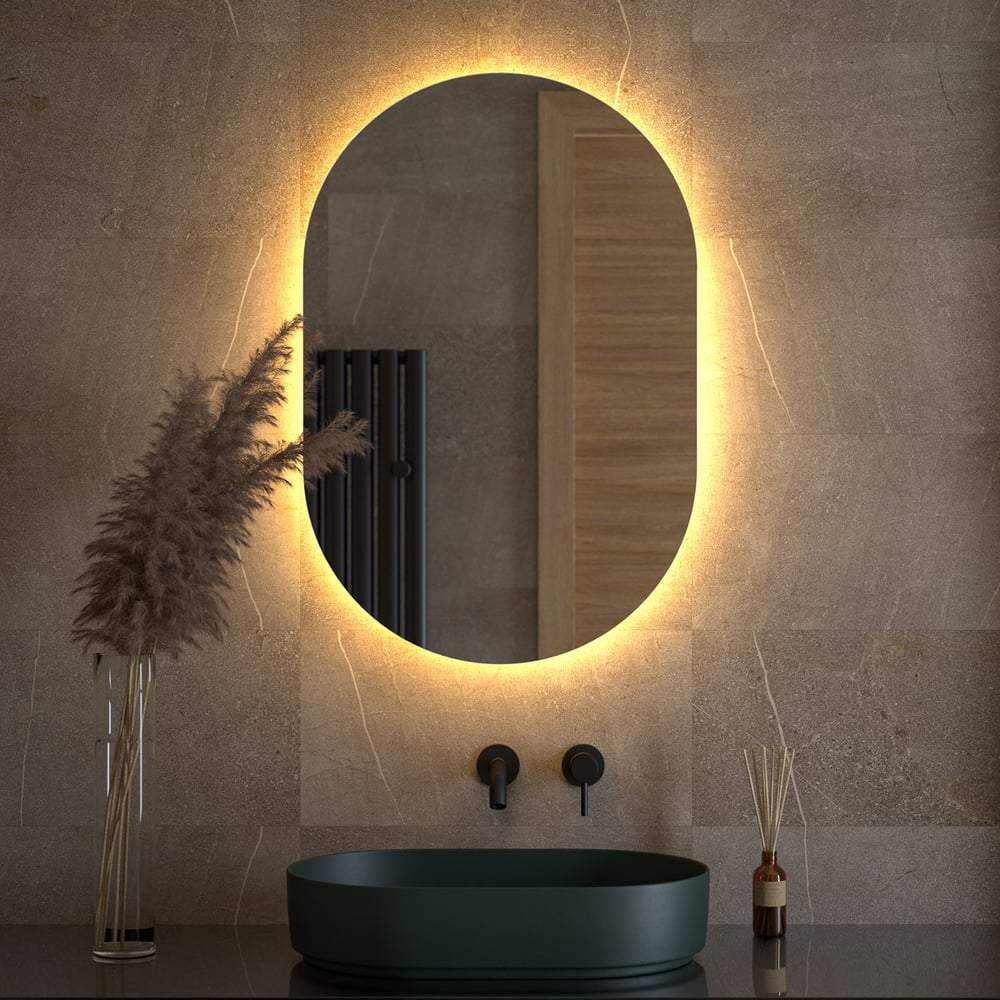 Изображение товара Зеркало с LED-подсветкой 25W 60x90 см без рамы OPTI DEFESTO