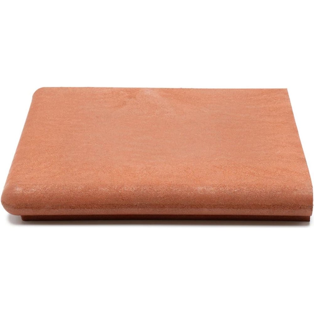 Изображение товара Ступень угловая полимерпесчаная WEECO Флоренция 355*355*23 мм терракотовая