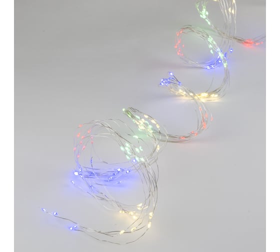 Изображение товара Светодиодная гирлянда Uniel 120/STA MULTI IP44 ULD-E0120 UL-00007283