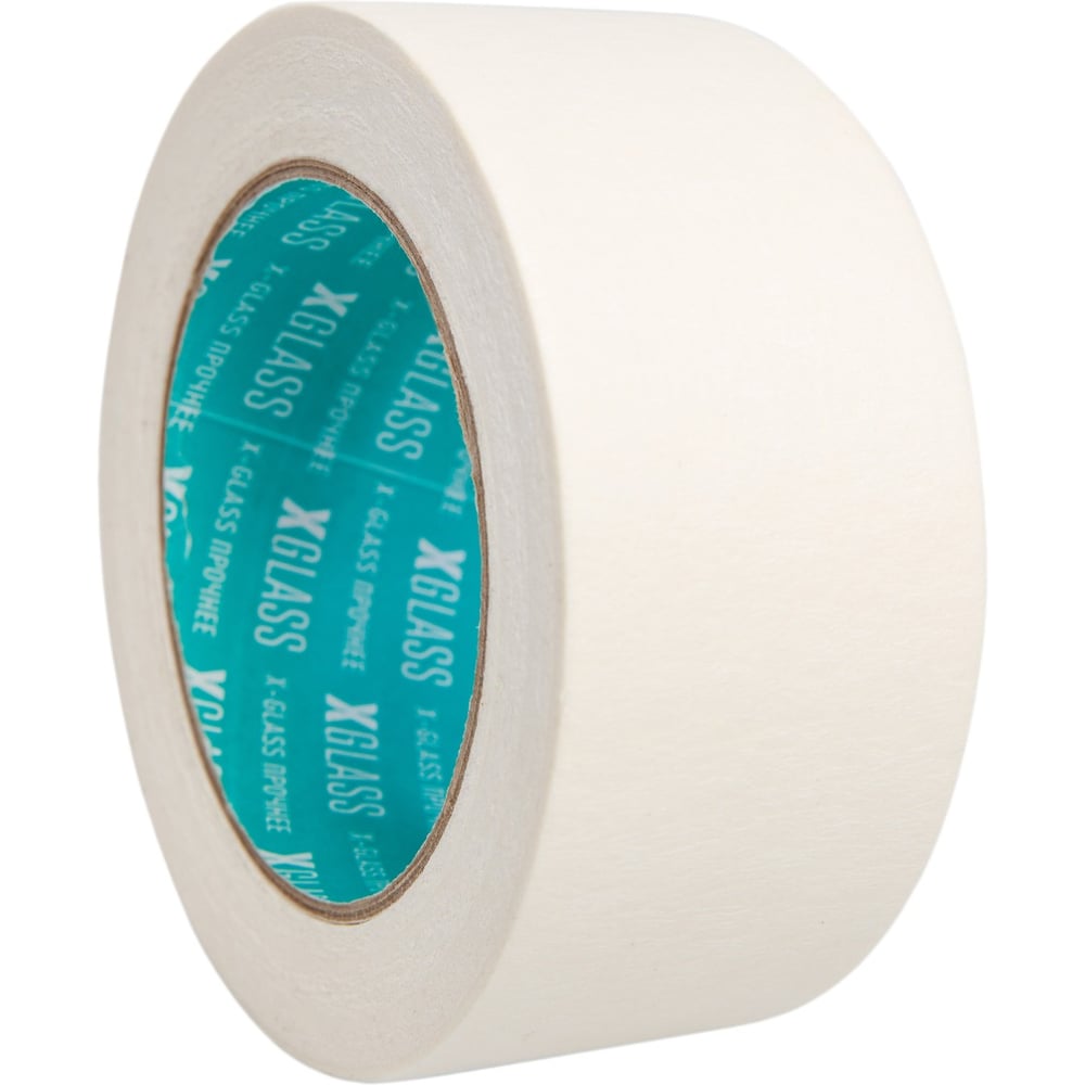 Изображение товара Малярная клейкая лента XGLASS 50мм х 50м водостойкая и термостойкая