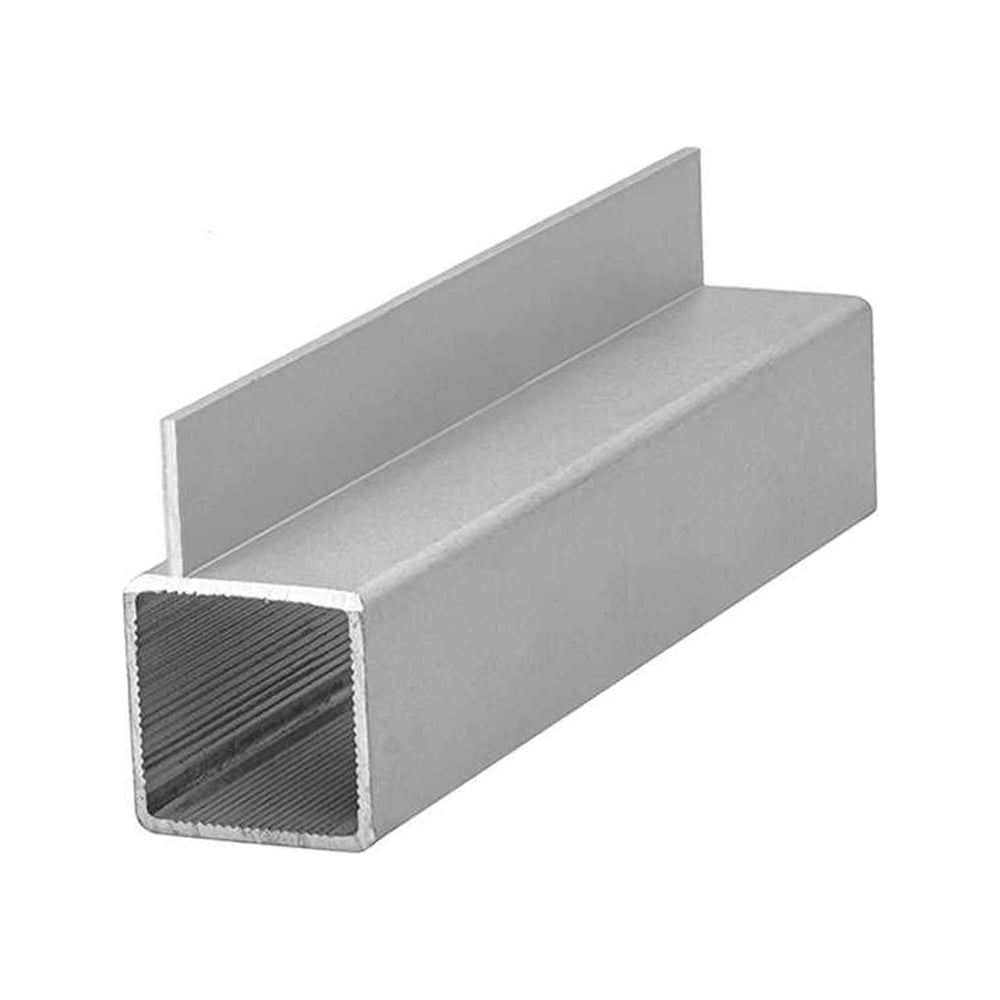 Изображение товара Труба квадратная АЛТЕРВИА 25Х25 мм 900 мм алюминий серебро