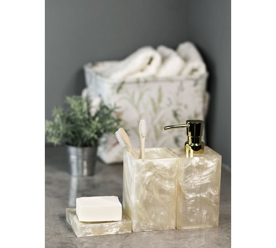 Изображение товара Настольный комплект для ванн Bath Plus PEARL pearl white SET 3W-PRBS-17012-A-SET5