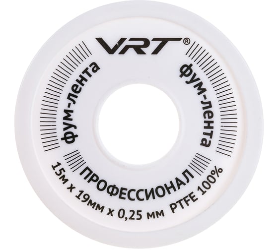 Изображение товара ФУМ лента для воды VRT 19 мм х 0,25 мм х 15 м 530754