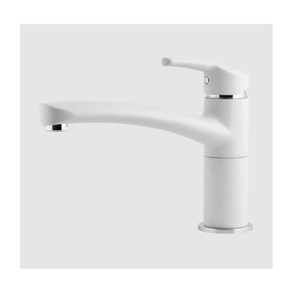 Изображение товара Смеситель для кухни GranFest Композит Литой D-40мм иней арт. 2523