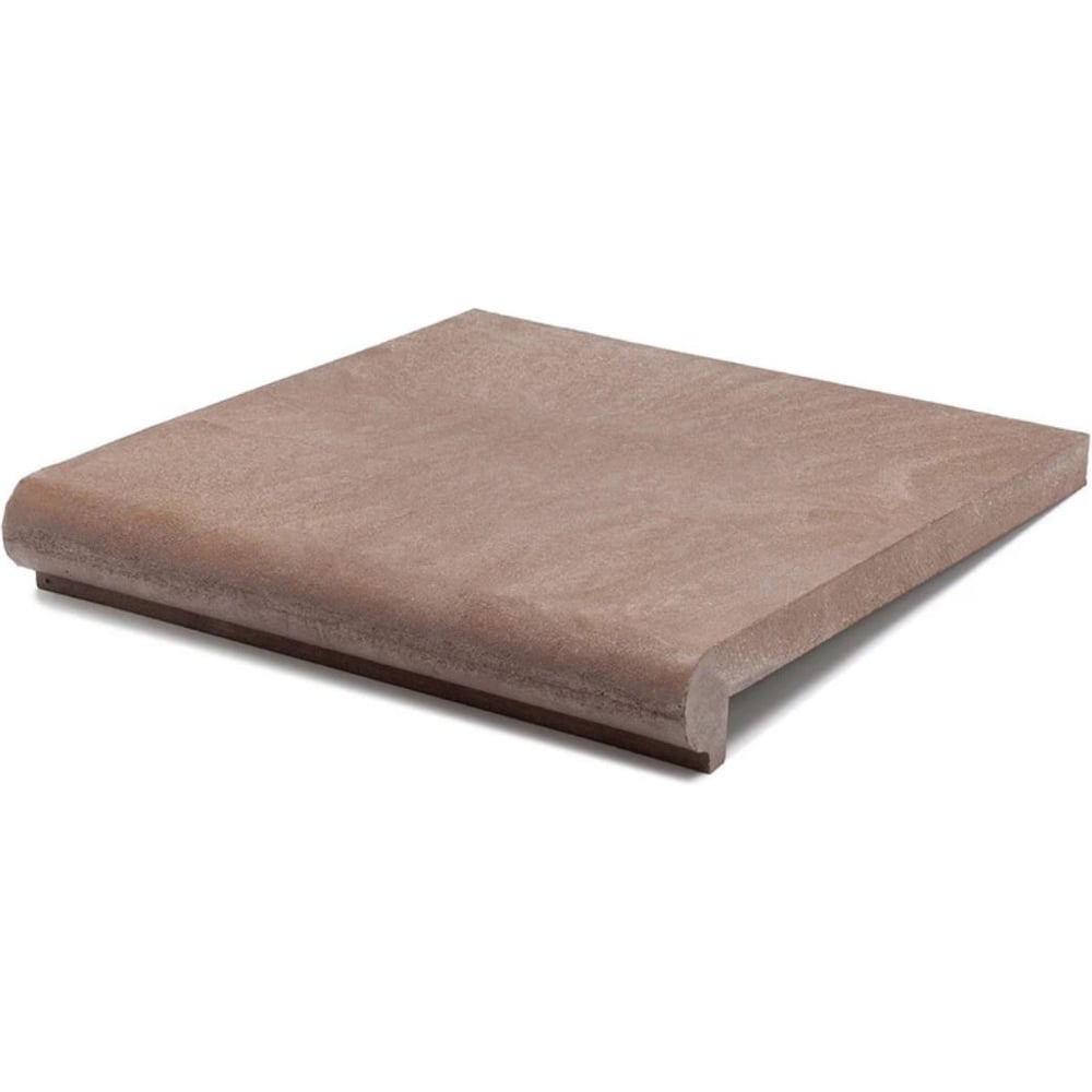 Изображение товара Ступень полимерпесчаная фронтальная Флоренция 355*325*23 мм шоколад 6 шт