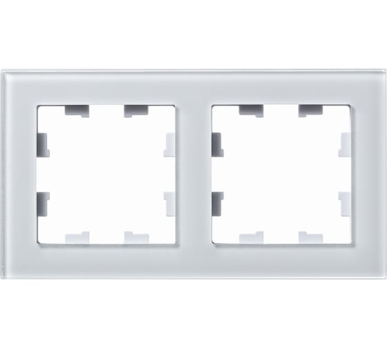 Изображение товара Рамка Systeme Electric AtlasDesign NATURE стекло белый 2-ая ATN320102