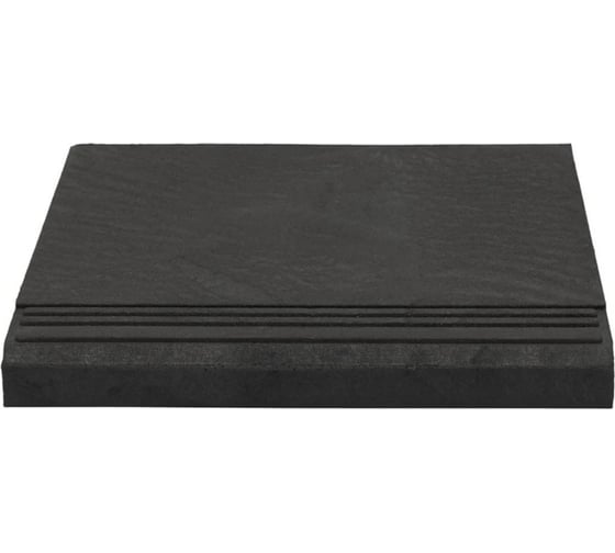 Изображение товара Ступень полимерпесчаная фронтальная WEECO 330*345*23 мм, Берлин цвет графит БФГ1