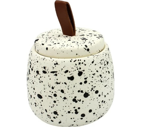 Изображение товара Баночка для хранения ватных дисков Bath Plus CONFETTY W-CE1616B-CT