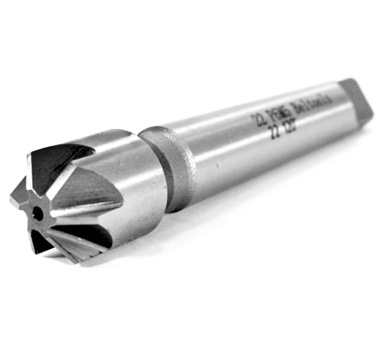 Изображение товара Зенковка 22 мм 120 гр. Р6М5 к/х КМ2 Z=6 dmin=10мм Beltools ri.108.243