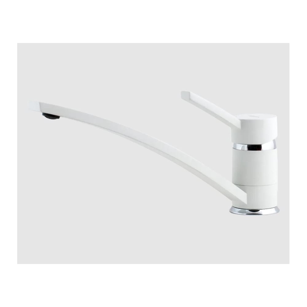 Изображение товара Смеситель для кухни GranFest Композит прямой D-40мм иней арт 1724