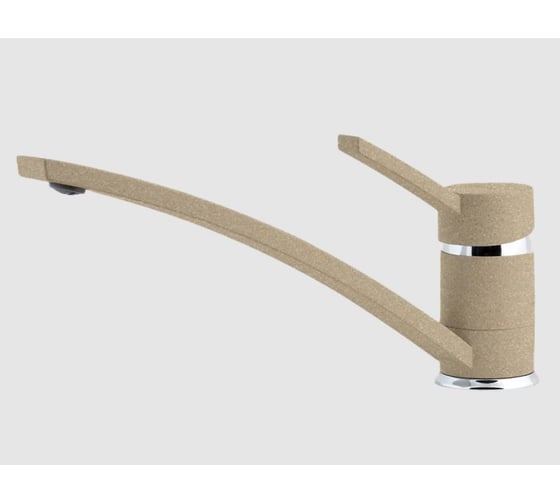 Изображение товара Смеситель для кухни GranFest Композит прямой D-40мм кашемир арт.1724 кашемир