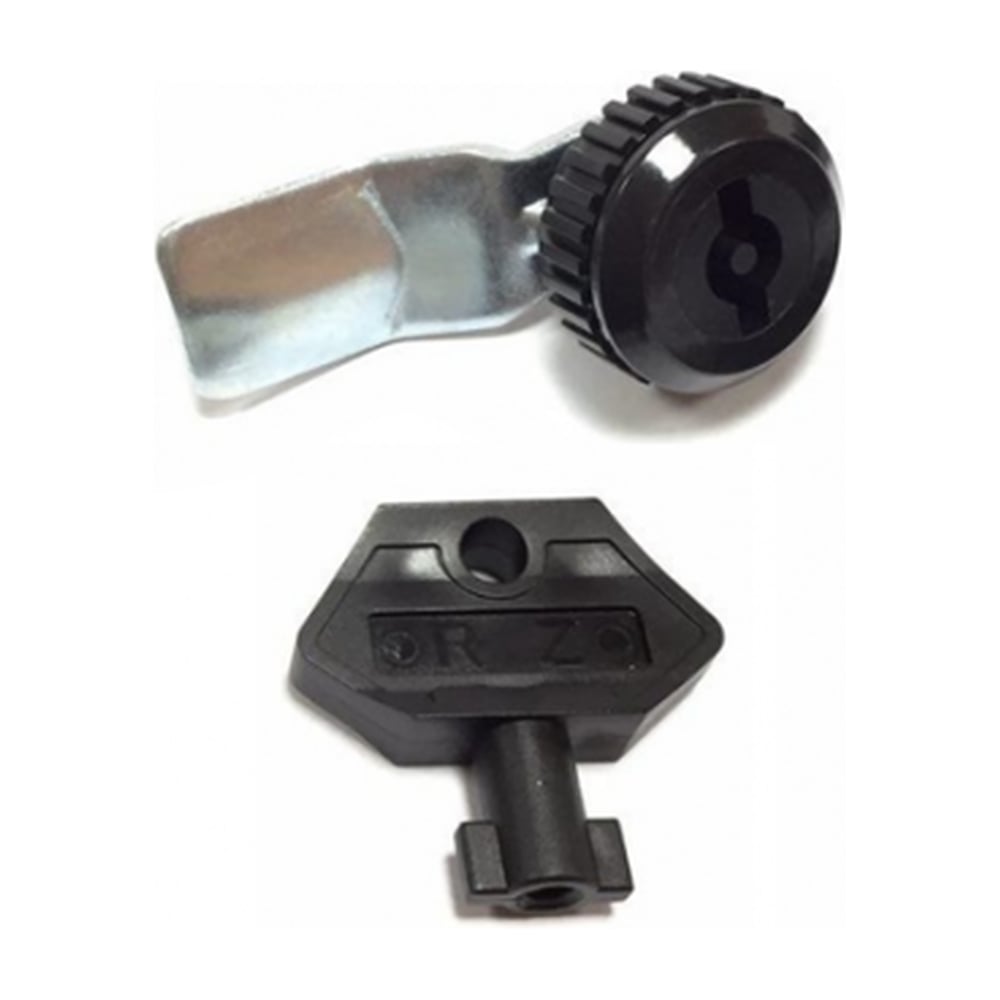 Изображение товара Щитовой замок НАЮ ключ бабочка пластиковый врезной надежный бытовой