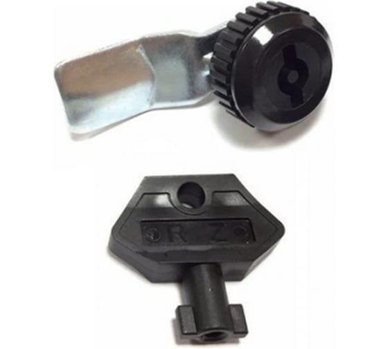 Изображение товара Замок щитовой НАЮ ключ бабочка - пластик, прямой ригель MS-705-1 ПК