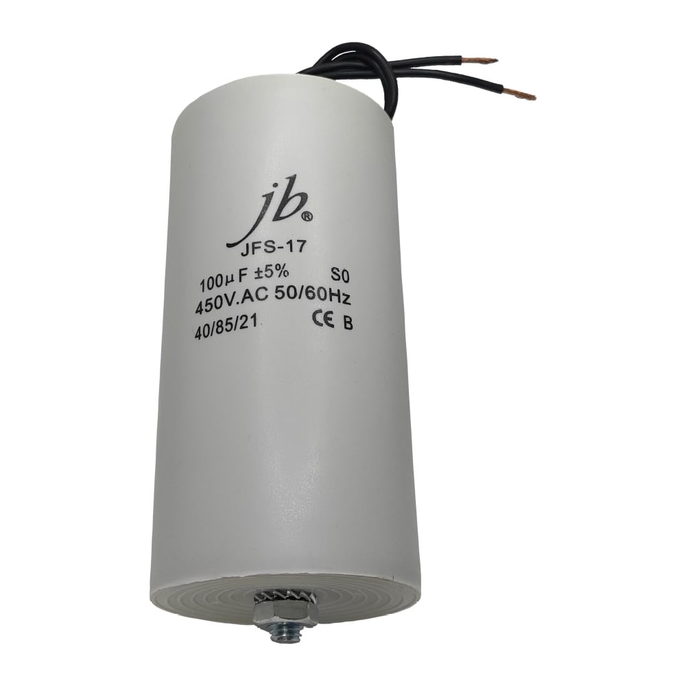 Изображение товара Конденсатор пусковой JB Capacitors 100мкФ 450В JFS-17 CBB60-G