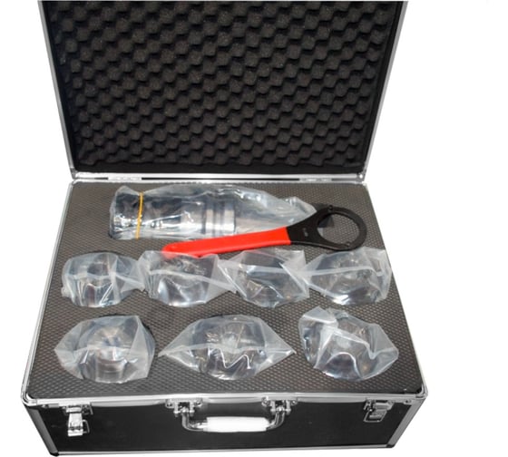 Изображение товара Патрон резьбонарезной BT40 М24-М42 с набором головок 7шт GT42 Beltools ri.260.28