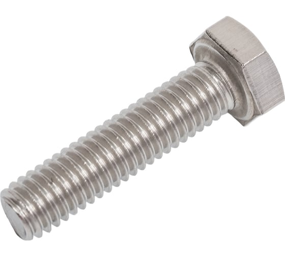 Изображение товара Болт Евразия DIN 933 А2 M6x25, нержавеющая сталь (50шт.) 4687207142502