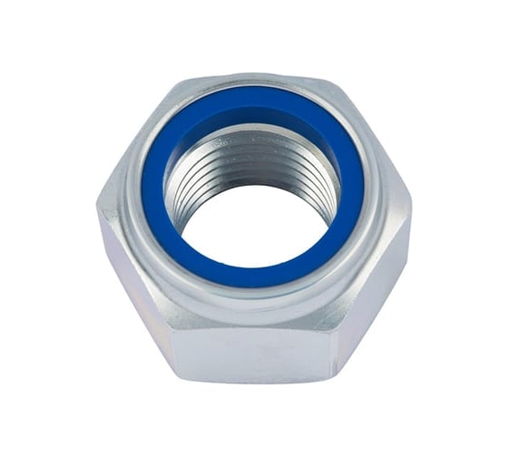 Изображение товара Гайка Евразия DIN 985 со стопорным кольцом M8 , гальван. цинк (100шт.) 4687207141697