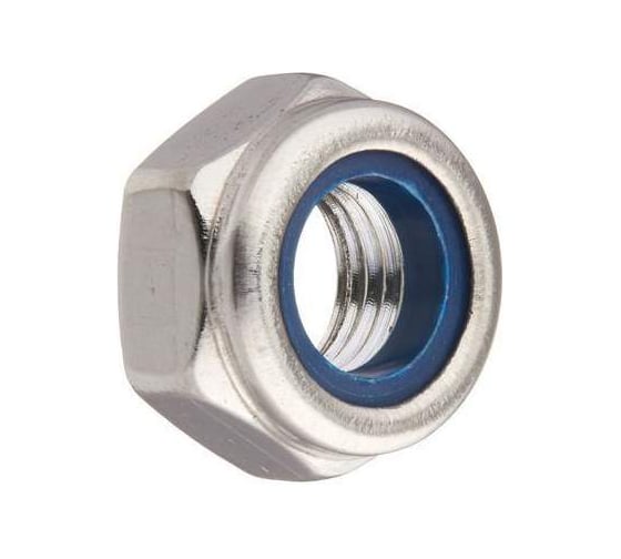 Изображение товара Гайка Евразия самоконтрящаяся DIN 985 А2 M5, нержавеющая сталь (10шт.) 4687207141543