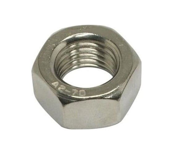 Изображение товара Гайка Евразия шестигранная DIN 934 А2 M6, нержавеющая сталь (200шт.) 4687207144445