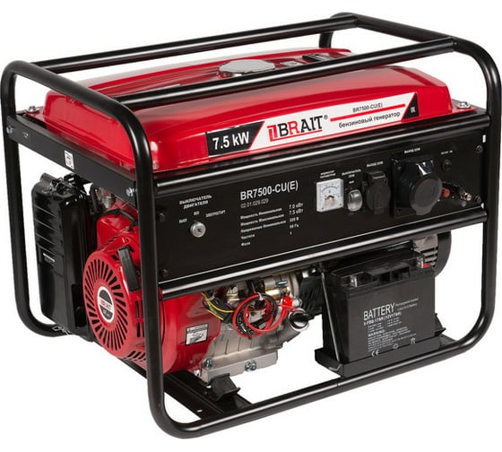 Изображение товара Бензиновый генератор BRAIT BR7500-CU(Е) 02.01.029.029