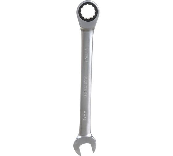 Изображение товара Комбинированный трещоточный ключ Gigant 17мм, Сталь Cr-V, 72 зуба, GRW17