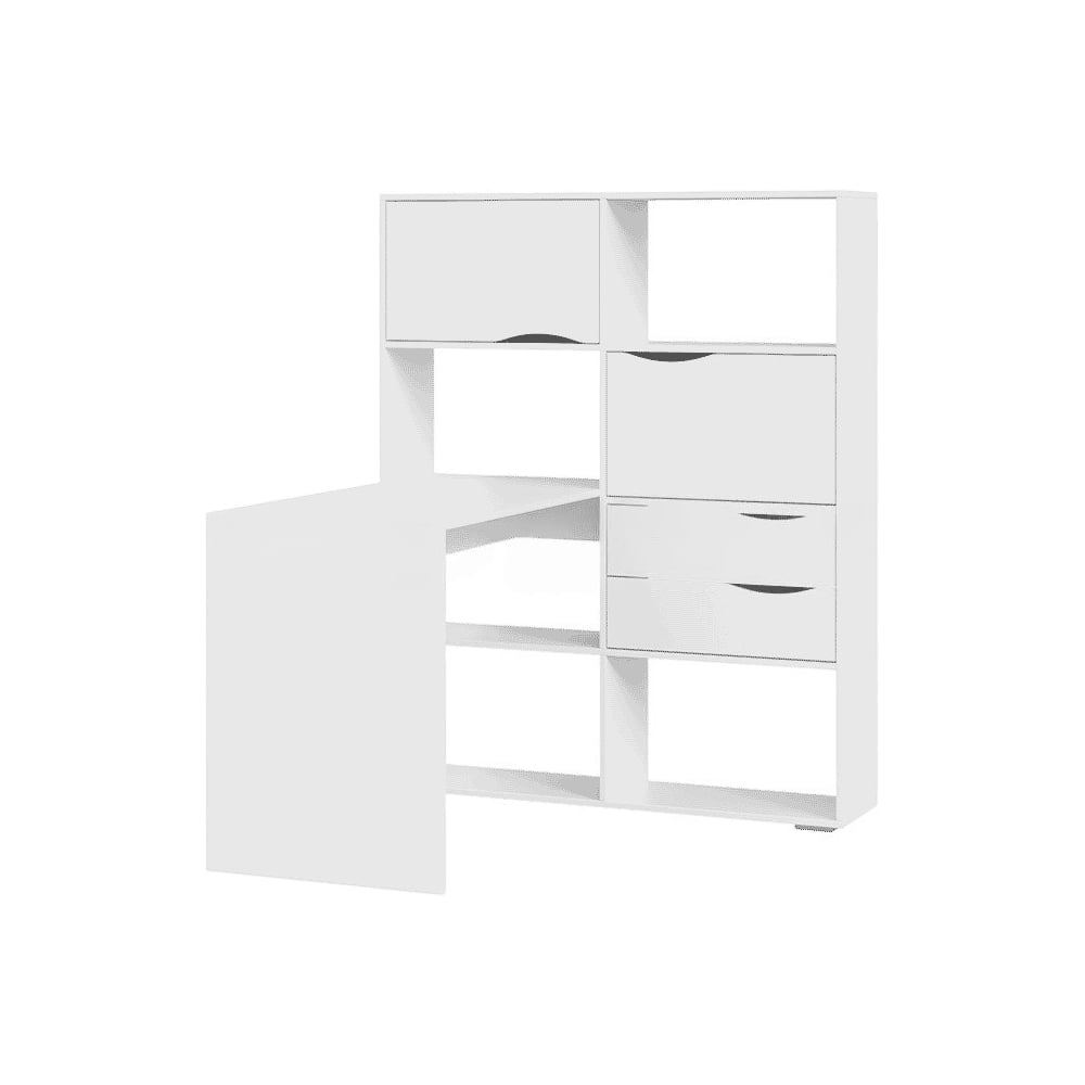 Изображение товара Письменный стол ТриЯ 7 белый ясеневый стиль классика 1148 мм