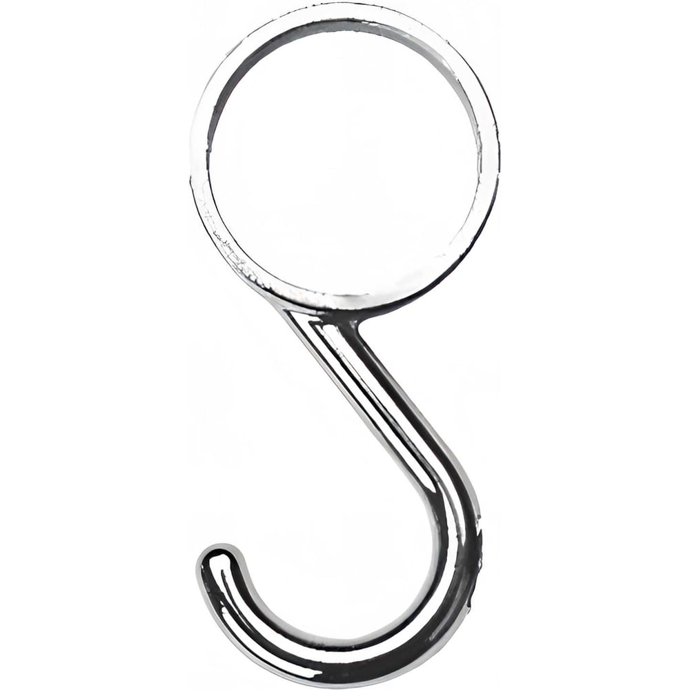 Изображение товара Одинарный крючок из нержавеющей стали с хромовым покрытием ООО ПКФ Сварком 3 шт