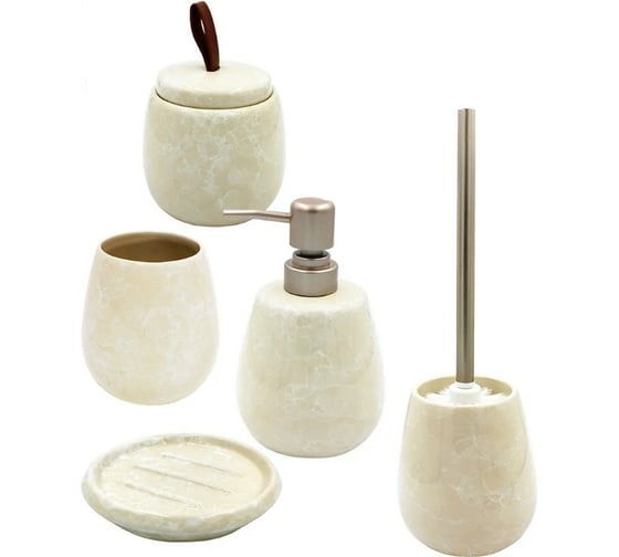Изображение товара Настольный комплект для ванн Bath Plus PIETRA beige SET5 W-CE2242BA-SET5