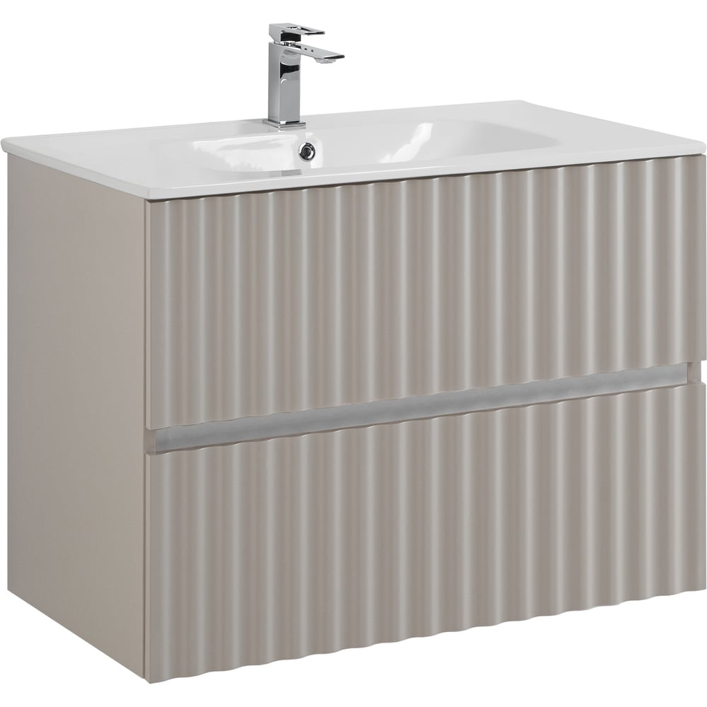 Изображение товара База под раковину Art&Max ELEGANT с выкатными ящиками и LED подсветкой