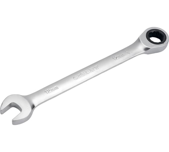 Изображение товара Комбинированный трещоточный ключ Gigant 12мм, Сталь Cr-V, 72 зуба, GRW12