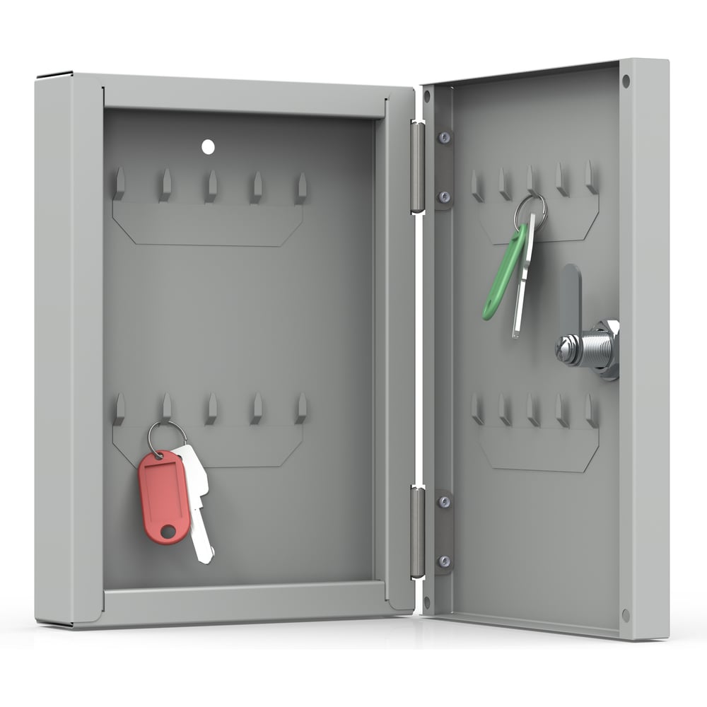 Изображение товара Ящик для ключей Церера К-20 металлический светло-серого цвета