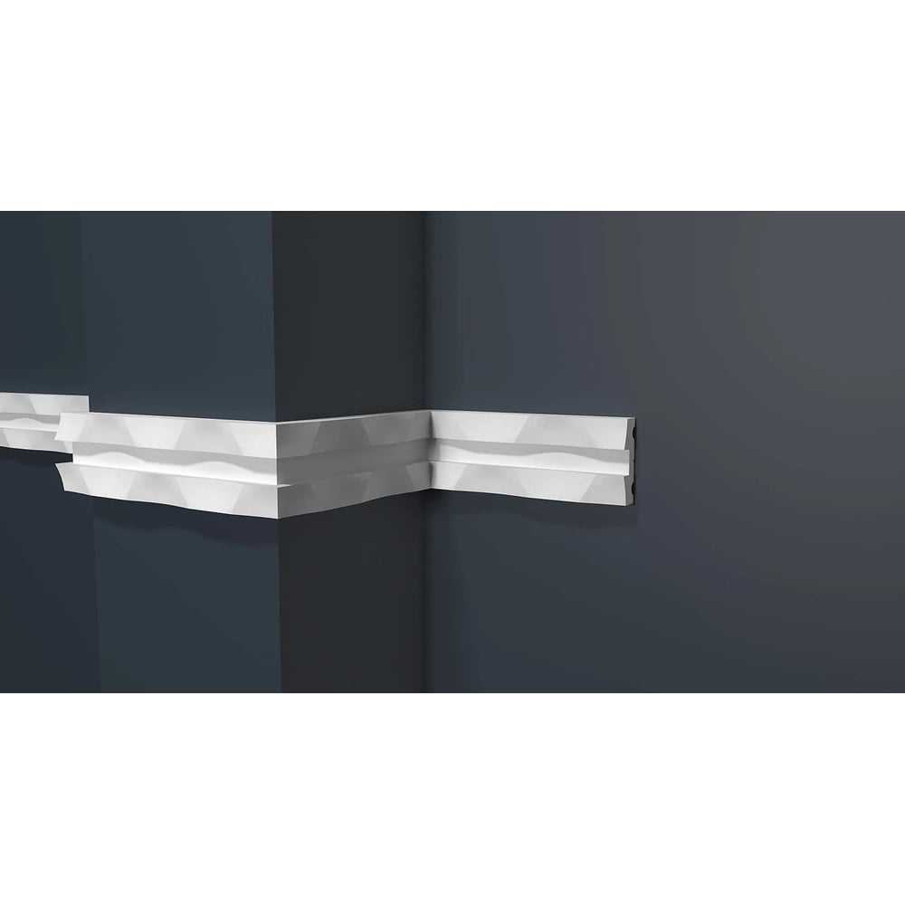 Изображение товара Молдинг Decor-Dizayn DD636 3м белый декоративный из полистирола высокой плотности