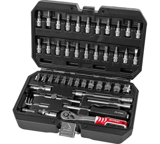 Изображение товара Набор инструментов Arnezi 1/4" 46 предметов DR R0900046