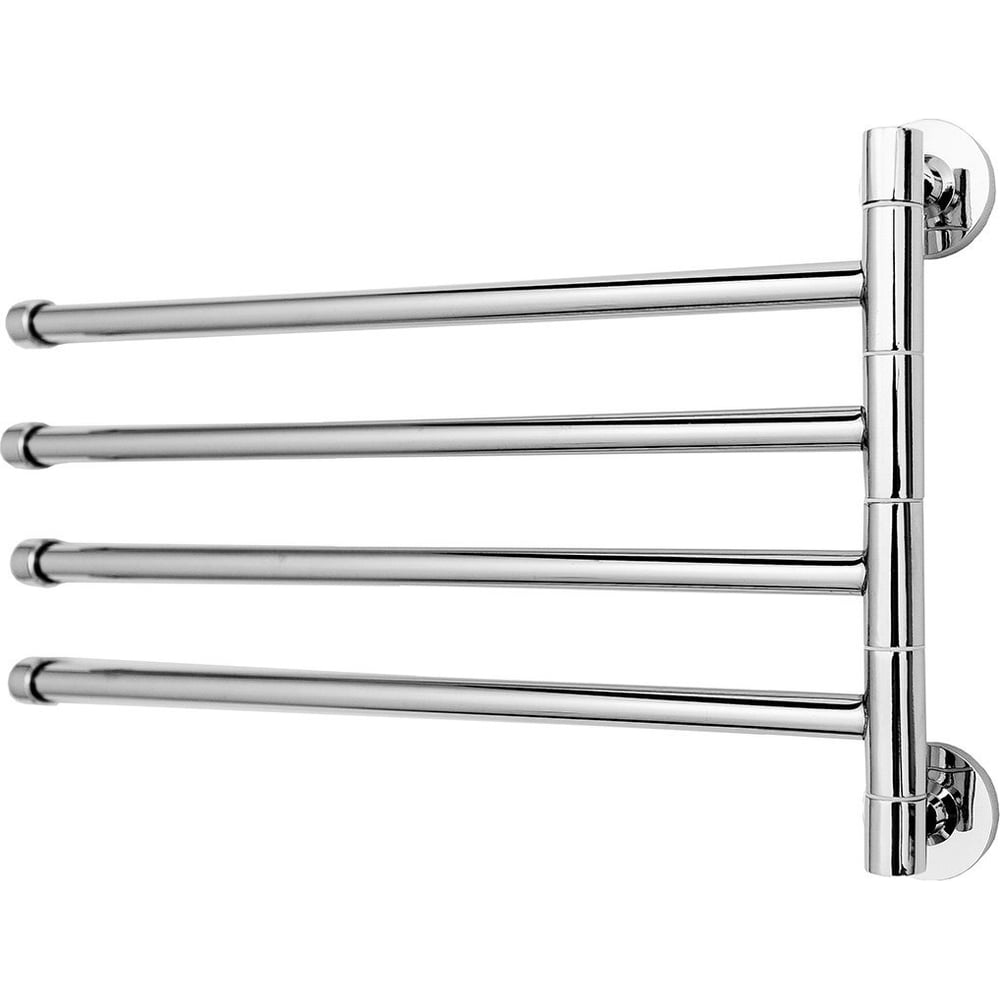 Изображение товара Полотенцедержатель с 4 перекладинами из нержавеющей стали для современной ванной хромовый