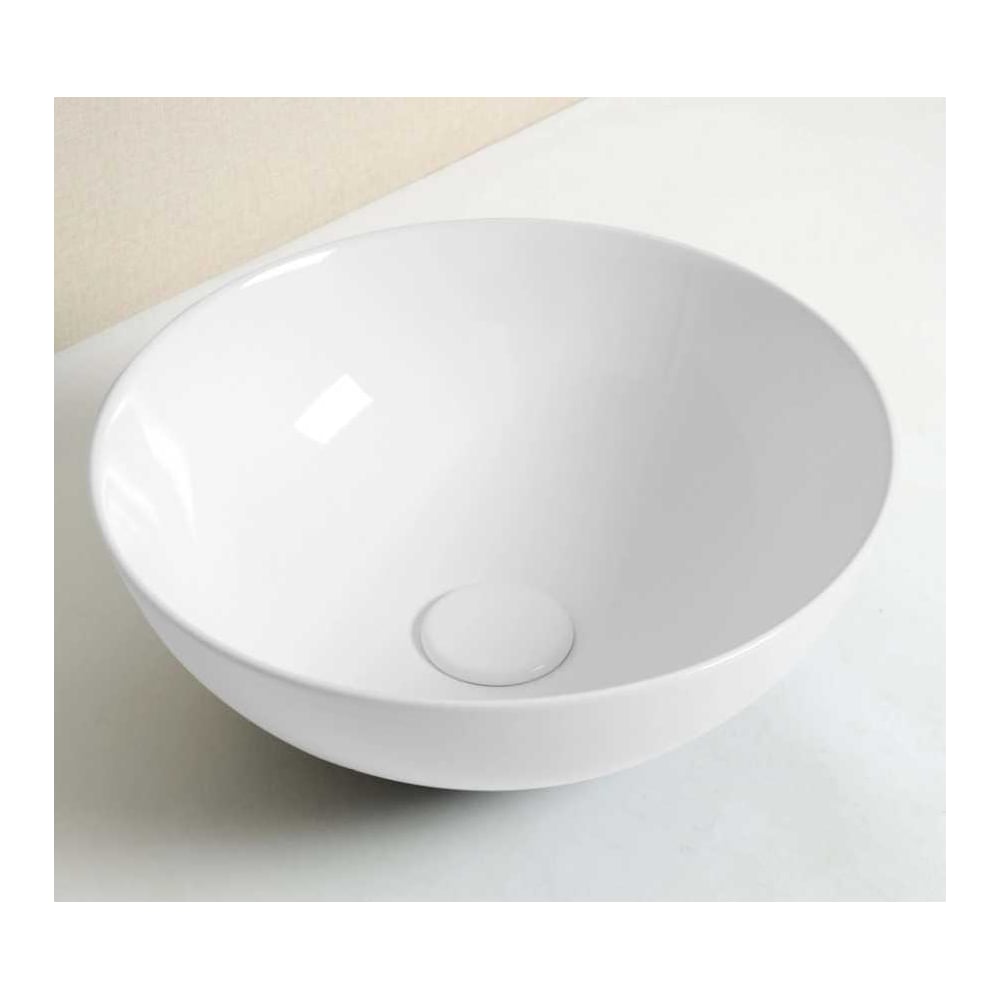 Изображение товара Раковина Gid 9081W накладная белая 36x36x14 см современный стиль