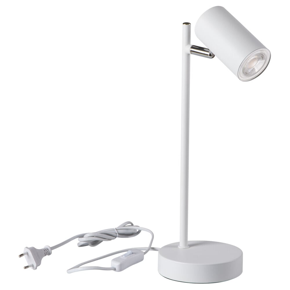 Изображение товара Настольная лампа KANLUX EVALO TL GU10 W-SR 35785 классика белая