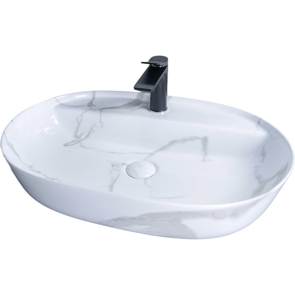 Изображение товара Раковина Gid Mnc346C накладная под камень глянцевая 61x41 см