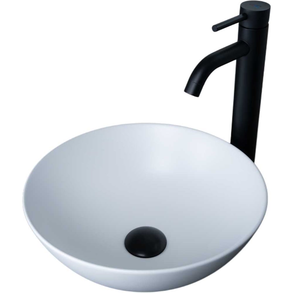 Изображение товара Раковина Gid 9081wm накладная белая матовая 36x36 см серия Esfera