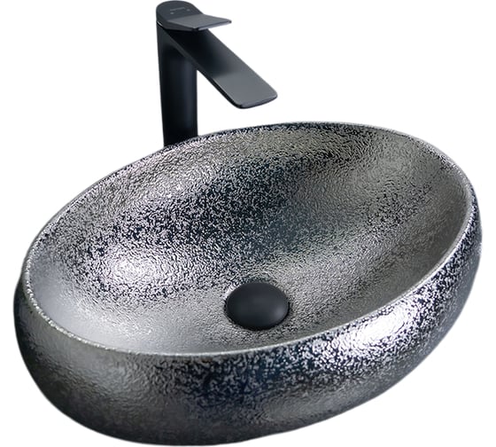 Изображение товара Раковина Gid 9030s накладная, хром, 48x34x15 52235