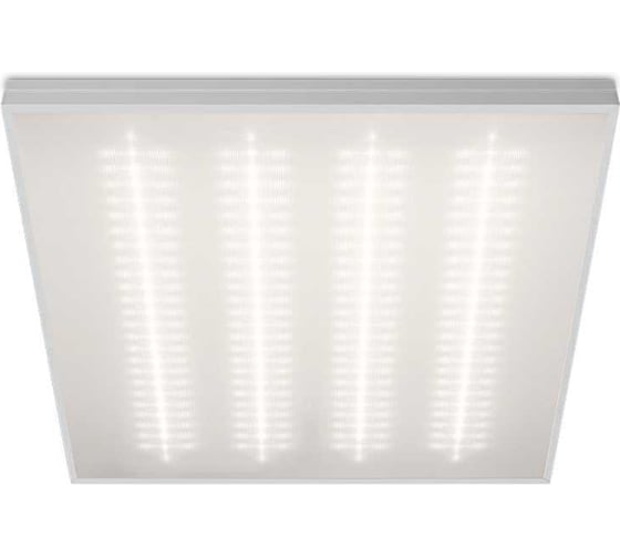 Изображение товара Светильник светодиодный ForLed Армстронг СВО-36/595 36Вт, 5000К, призма, IP40, 595х595х40мм 11506