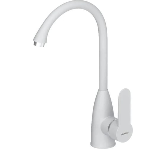 Изображение товара Полимерный смеситель для кухни Damixa _xxx Neptune белый DX408000200