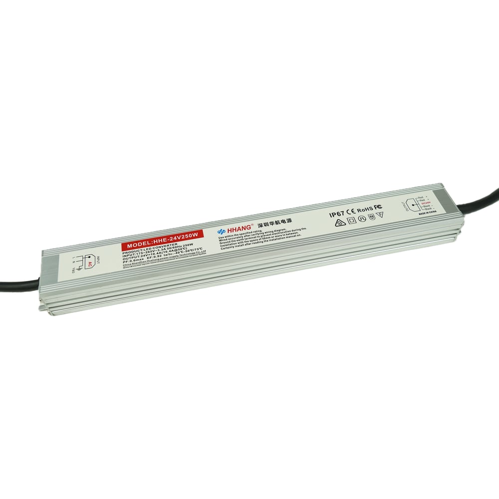 Изображение товара Блок питания DIAMOND LED SLIM-24V-5Y-250W-IP67-HHE