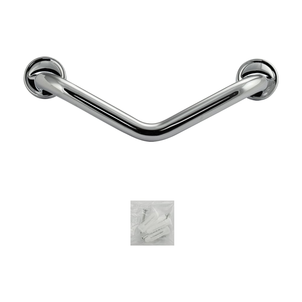 Изображение товара Изогнутый поручень в ванную САНАКС 1218 из нержавеющей стали