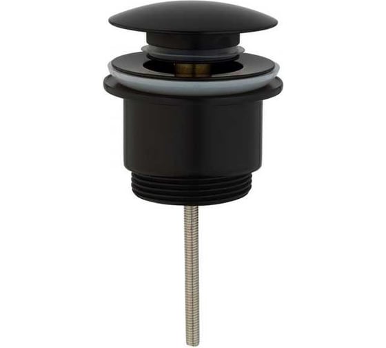 Изображение товара Донный клапан универсальный Gid G-59BM черный матовый, 7x7x10 76605K