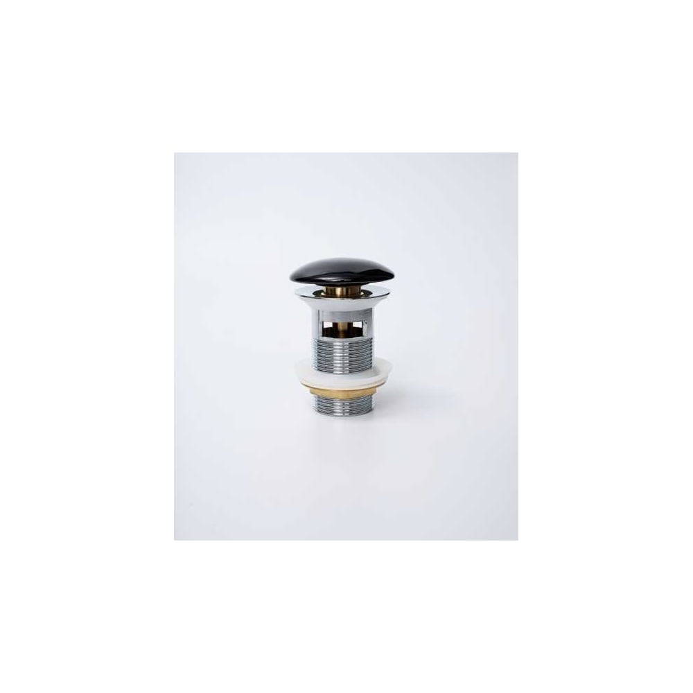 Изображение товара Донный клапан Gid Bl100-1 черный глянцевый современный латунь 66 мм