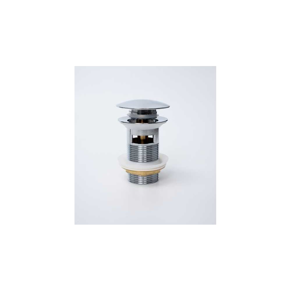 Донный клапан с переливом Gid Ch100-1 хром, 7x7x10 73303K